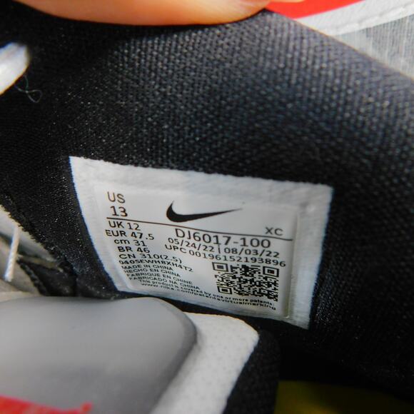 Nike Men's Kyrie 8 White University Red Sneakers - Size 13 - Picture 10 of 10